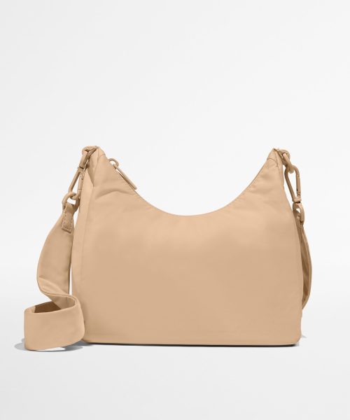 Featherlight Duo Crossbody in Camel Brown